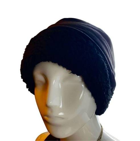 Cuddl Duds Cuddol Duds reversible beanie hat black NWT