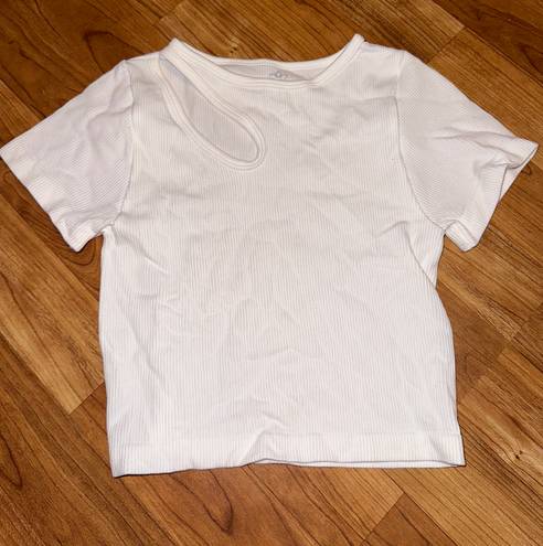 Aura White Fitted Top