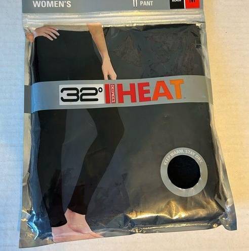 32 Degrees Heat 32 Degrees thermal black base layer leggings size Medium