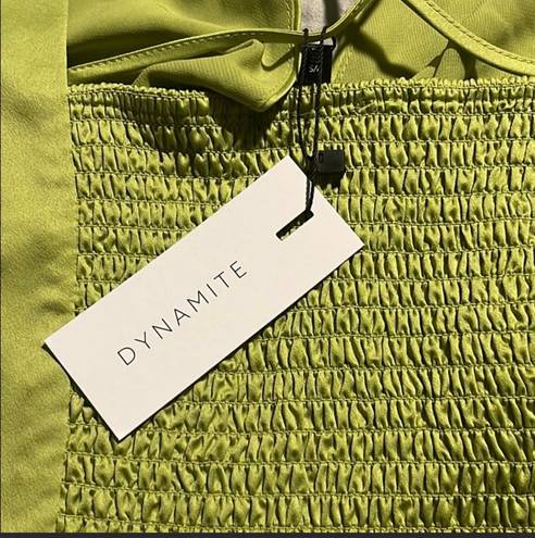 Dynamite Green Blouse