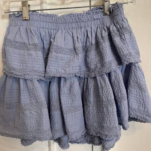 Love Shack Fancy Ruffle Mini Skirt