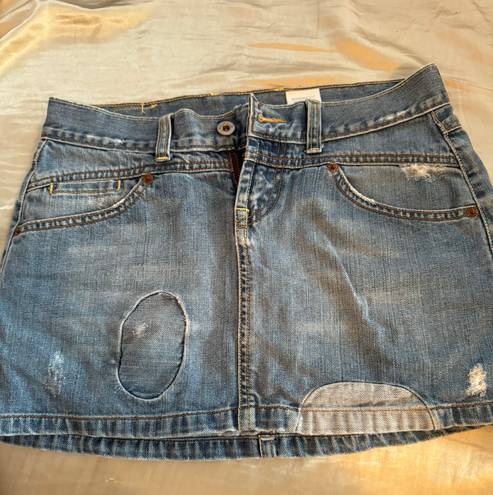 Lucky Brand jean mini skirt