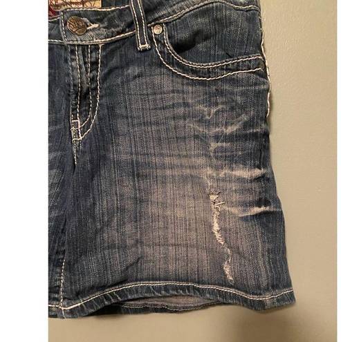 BKE  Light Wash Distressed Stretch Shorts Size 30 9/10