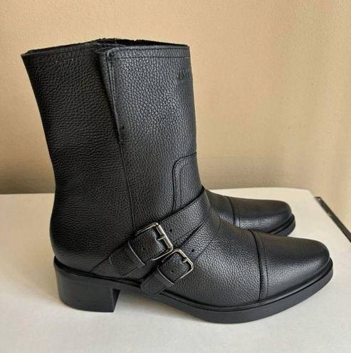 Harley Davidson  Women's Jerilyn Double Buckle Motorcycle Boot D84754 Size 9.5