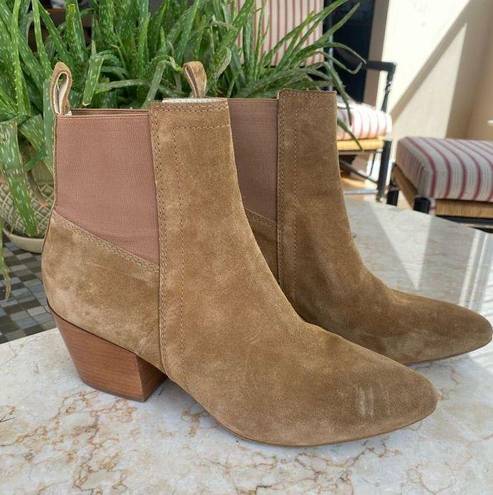 Harper Matisse  Tan Leather Ankle Boots 9 - Women | Color: Beige camel brown  | S