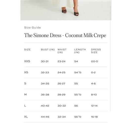 Hill House NEW  The Simone Dress in Coconut Milk Crepe