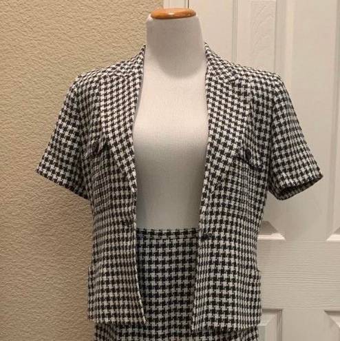 Harvé Benard Vintage Houndstooth Blazer