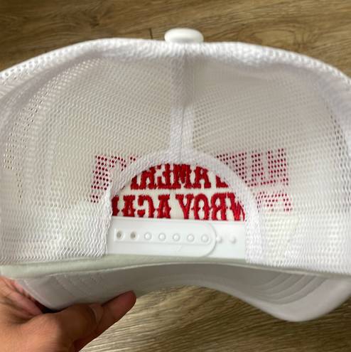 Make America Cowboy Again Trucker Hat White