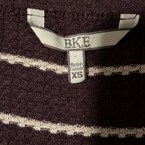 BKE Striped V-Neck Henley