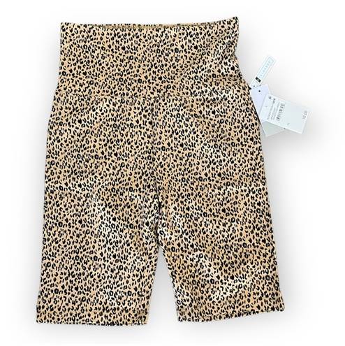 BP Leopard Print Bike Shorts