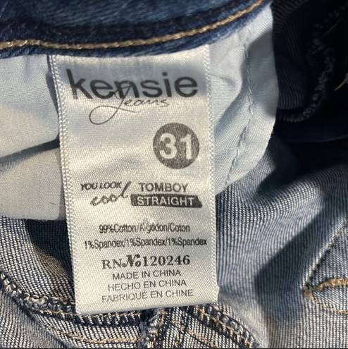 Kensie Jeans Tomboy Straight Distressed-31