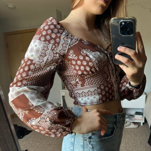 PacSun Long Sleeve Blouse