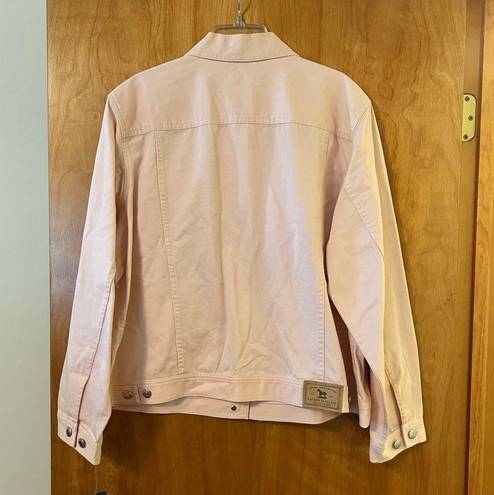 Krass&co Lauren Jeans  Lauren Ralph Lauren Denim Jacket Bashful Pink Trucker Vintage 2X