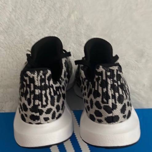 Adidas Swift Run Leopard-Print Shoe, Size: 9