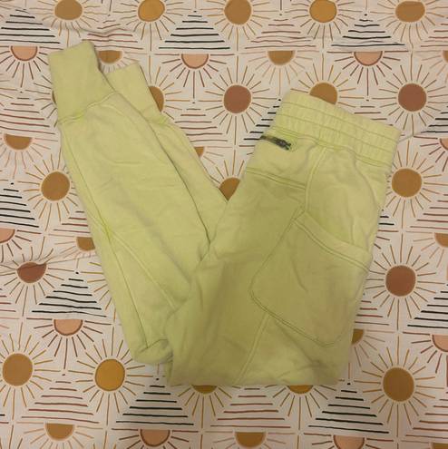 Free People Movement Yellow Sweatpants