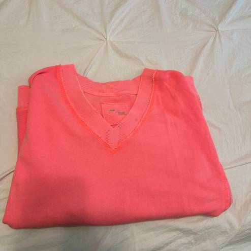 Aerie Coral VNeck Sweater