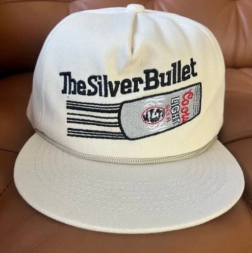 Coors The Silver Bullet Trucker Hat White