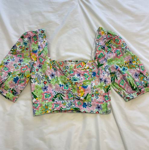 For Love & Lemons  jardine floral top