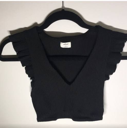 Wilfred Free Wilfred Ribbed Crop Top