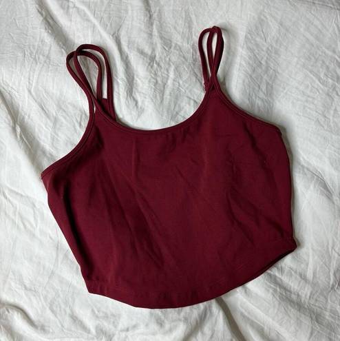 Buffbunny  Maroon Crop Top XS