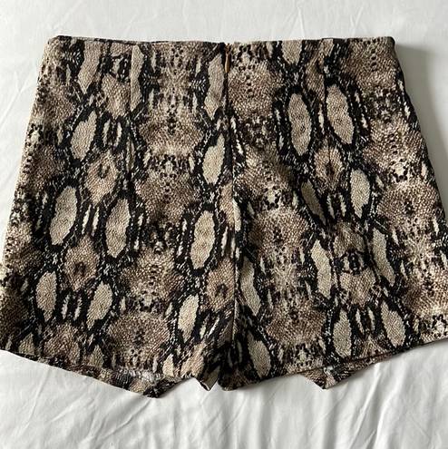 Blue Blush Snakeskin Skort