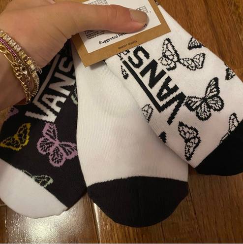 Vans NWT Van’s Butterfly Women's No Show Liner socks - 3 Pack