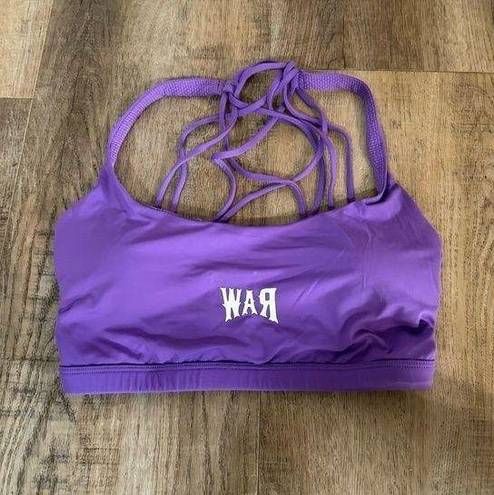 Raw Gear Purple Sports Bra Size S Size M