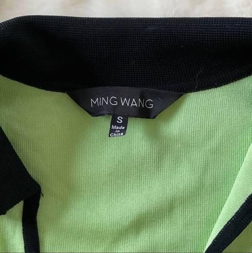 Ming Wang Lime green Cardigan Top