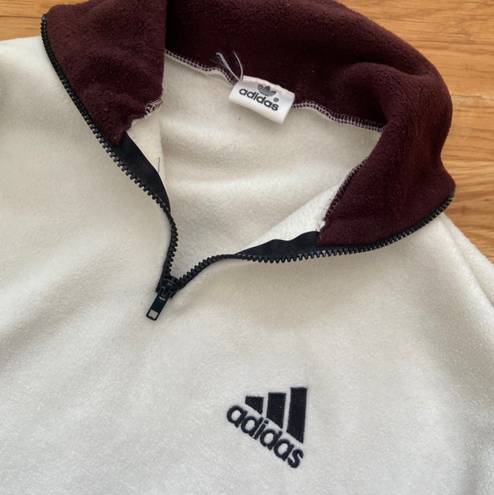 Adidas Vintage  White Fleece