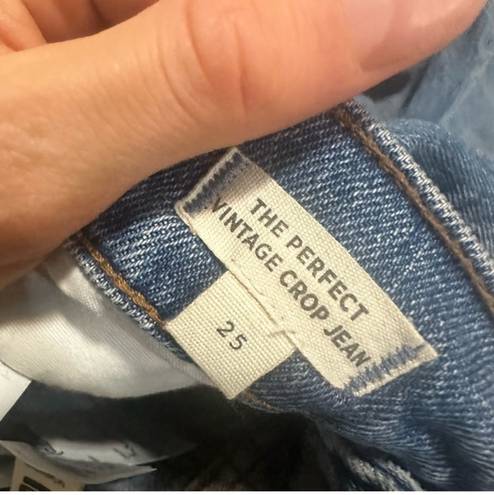 Madewell NWOT  Perfect Vintage Cropped Jeans