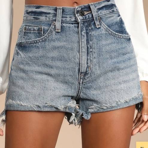 Pistola Distressed Jean Shorts