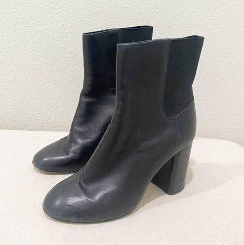 Rag and Bone  black leather nib agnes chelsea boot size 37.5