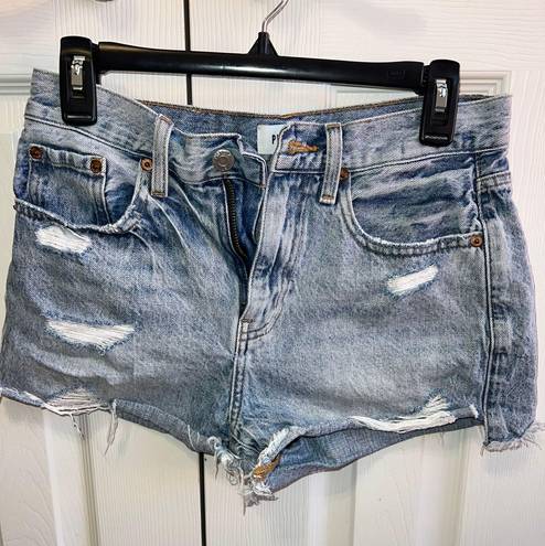 Pistola Distressed Jean Shorts