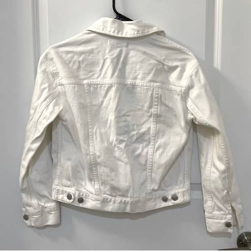 Madewell White Jean Jacket Size XS