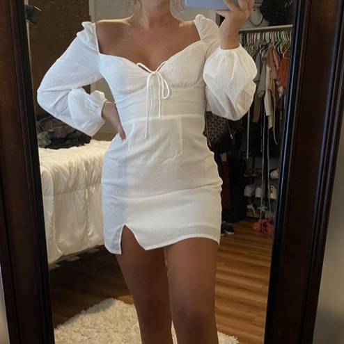 Princess Polly Alena Mini Dress White Size 4 - $36 - From Clara