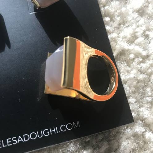 Lele Sadoughi NWOT  set of earrings and ring set