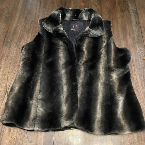 Isaac Mizrahi  Faux Fur Vest