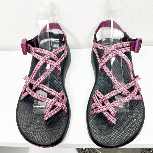 Chacos Chaco Zx/2 Yampa Purple Pink Tidal Wave Strap Hiking Sport Sandals Size 8