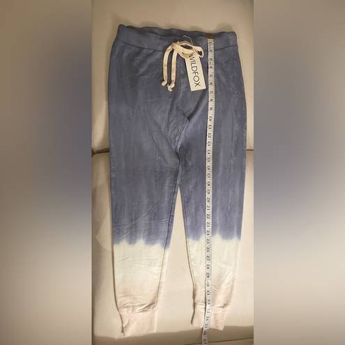 Wildfox NWT  Jack Joggers Blue& Beige Dye Size M