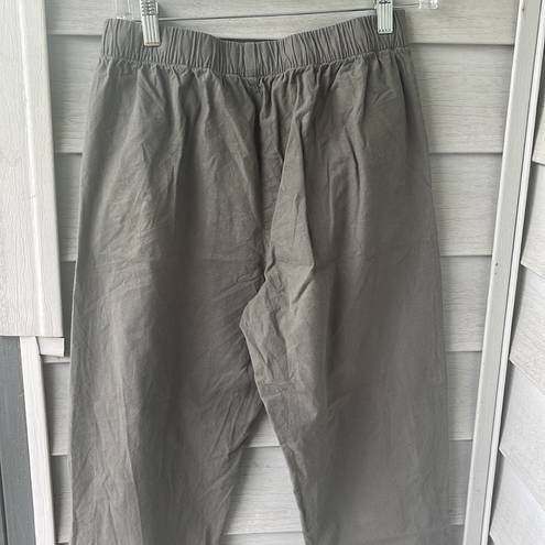 Uniqlo  olive 100% cotton pants size M EUC