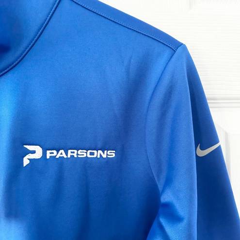 Nike  Blue NWT Full Zip Therma-FIT Fleece Golf Jacket Embroidered Parsons XL