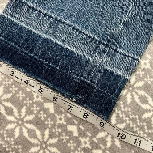 DKNY Kent High Rise Straight Leg Jean w/ Raw Hem Size 29/8