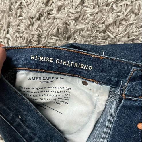 American Eagle  Highest Rise Girlfriend Distressed Jeans size 12 Long