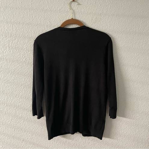 The Loft  Black Cardigan Sweater