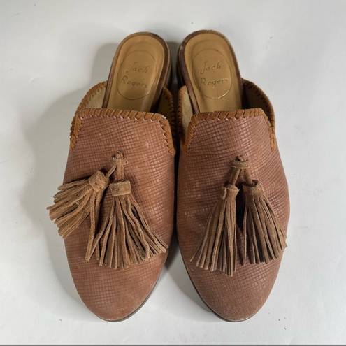 Jack Rogers  Delaney Mule with Tassles Size 6