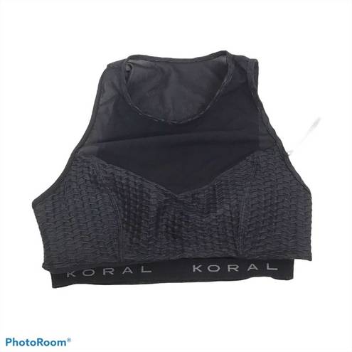 Koral  Noir Meia Sports Bra in black size S nwot