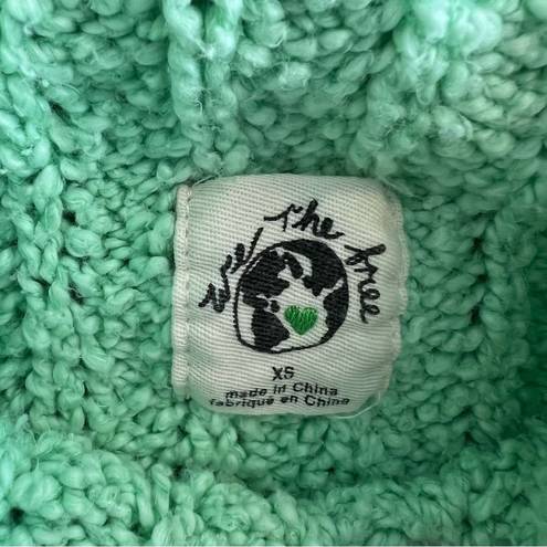 We The Free Free People  Green Turtleneck Sweater XS