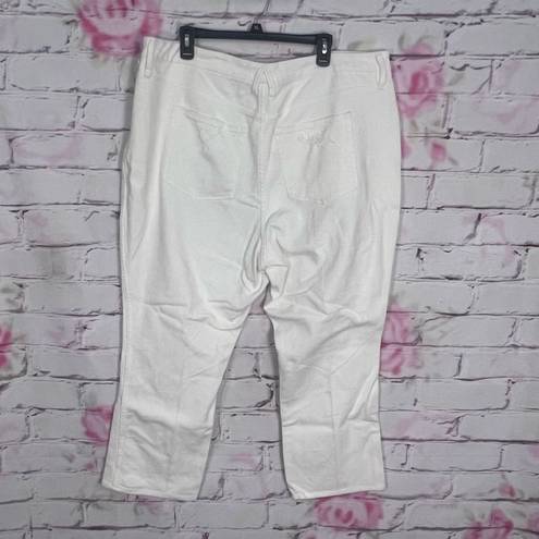 Good American  good curve ivory white cropped new without tags jeans