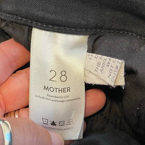 MOTHER Denim  The Hustler Ankle Fray In Not Guilty Size 28