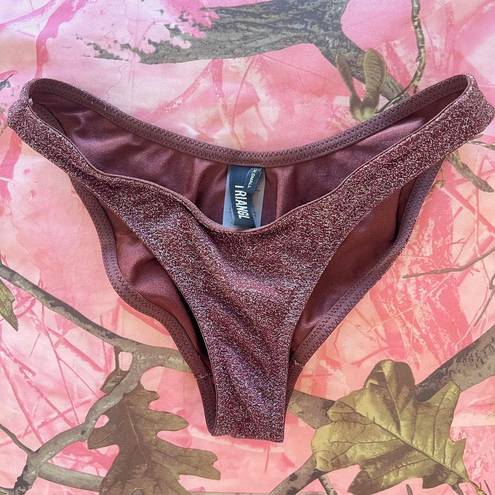 Triangl bikini bottoms sparkly brown